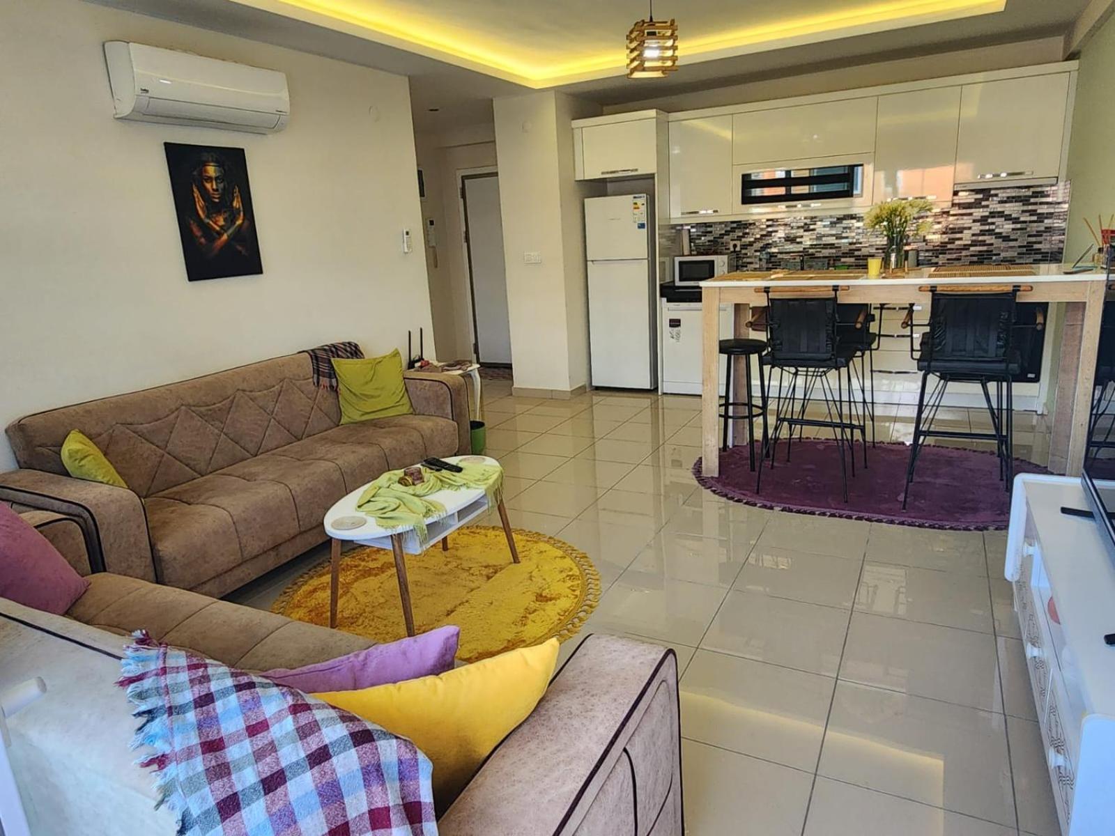 Cozy Sea View Next To The Beach, In The Mid Of The Market, Saturday Bazar, Restaurants & Bars Etc, Alanya Mahmutlar! Daire Dış mekan fotoğraf